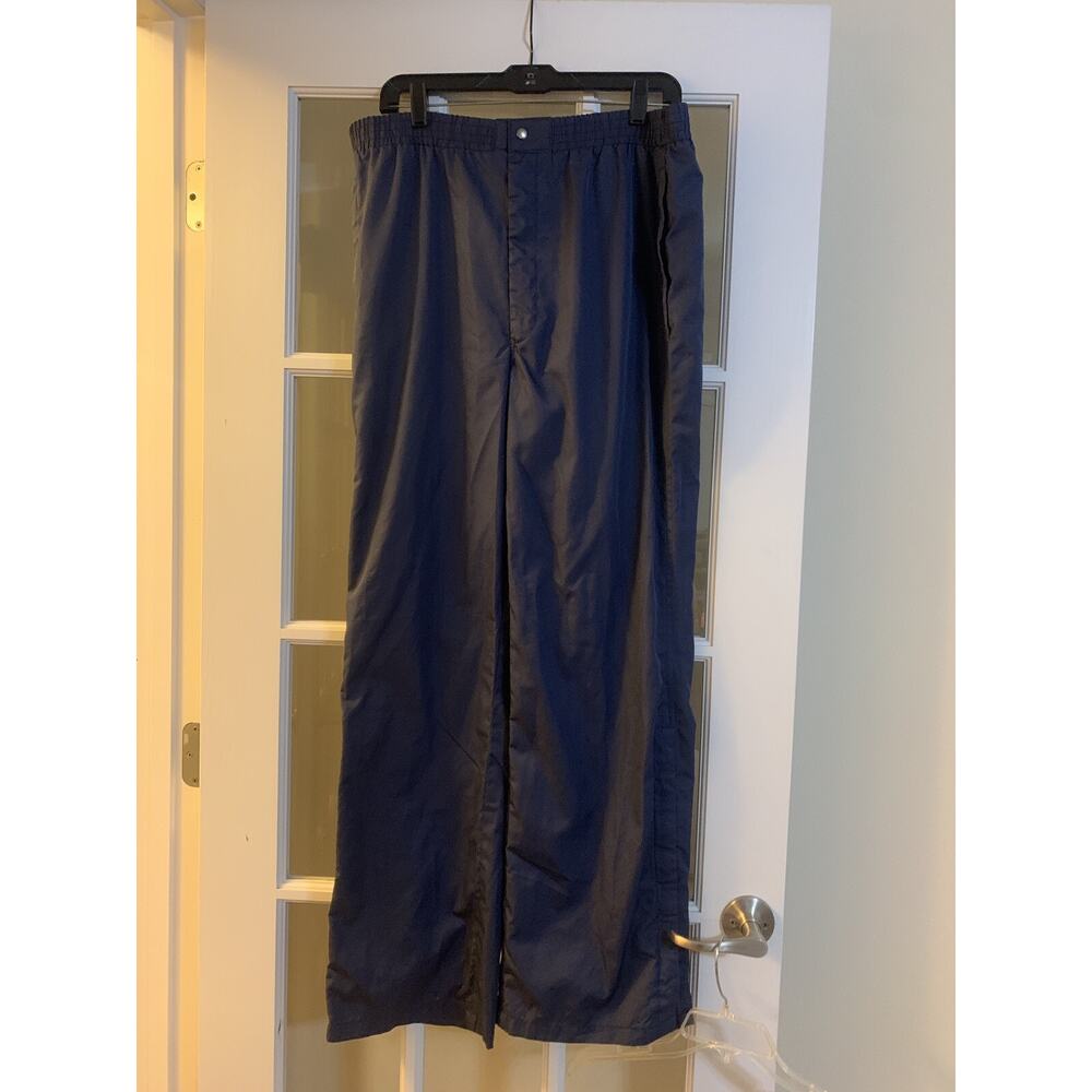 Totes vintage navy rain pants rain rolls right off mens LG